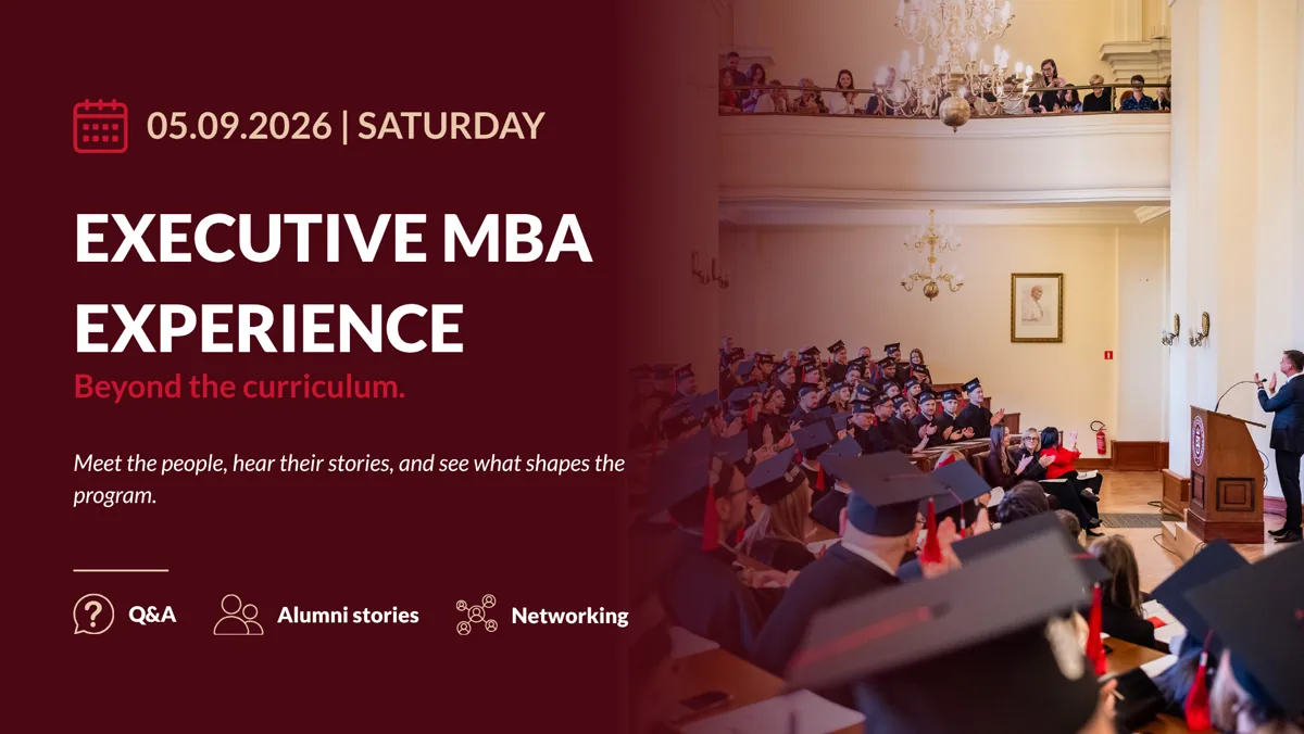 Executive MBA Experience — materiał KSB UEK